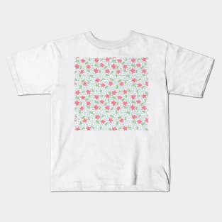 Flowers Pink Kids T-Shirt